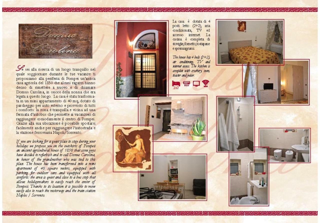 Domus Carolina Villa Pompei Ngoại thất bức ảnh